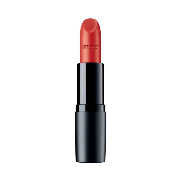 artdeco perfect matt lipstick orangey red