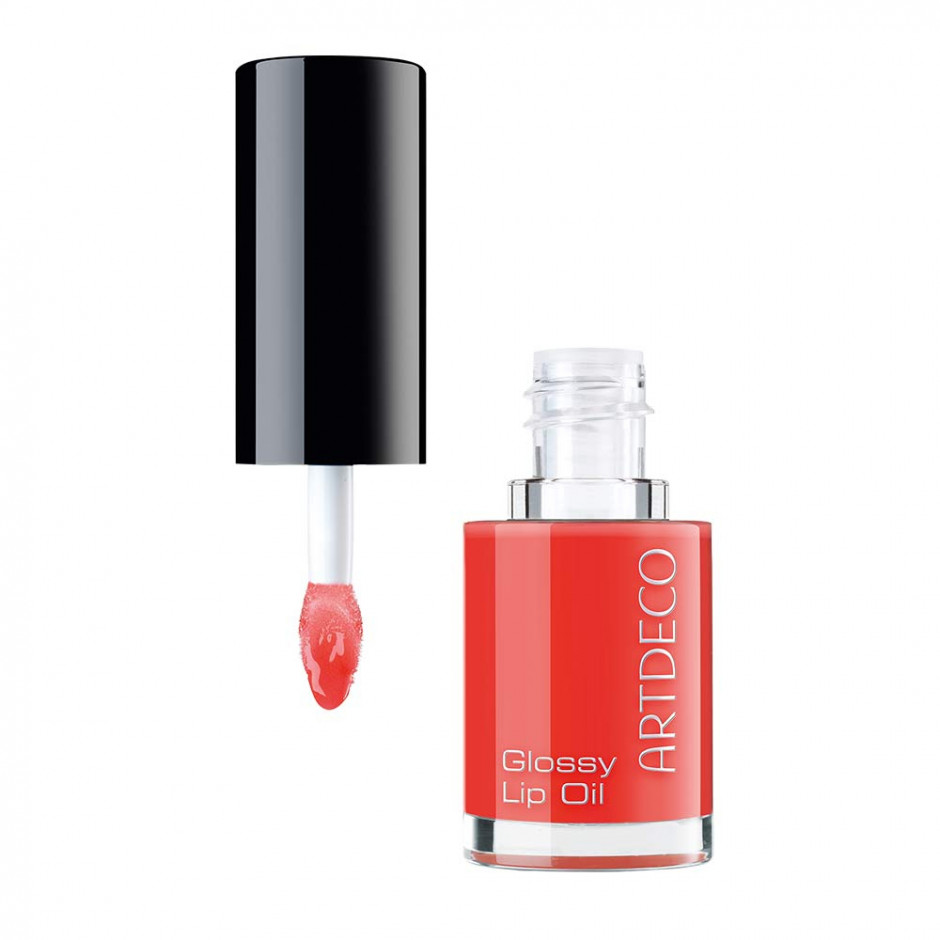 artdeco glossy lip oil red pop