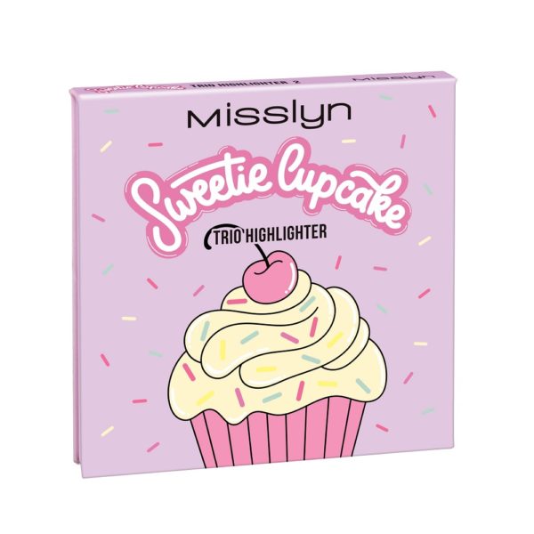 misslyn sweetie cupcake trio highlighter holy sprinkles (closed)