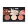 inglot x maura glam and glow trio palette light