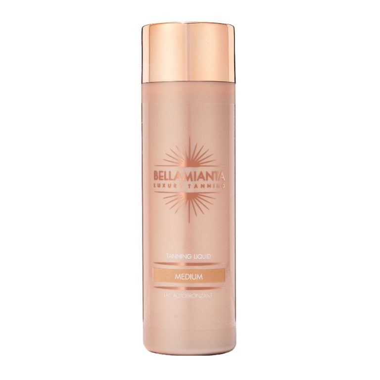 bellamianta medium liquid gold tanning liquid