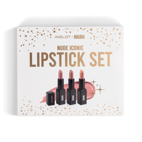 inglot nude iconic lipstick set (closed)