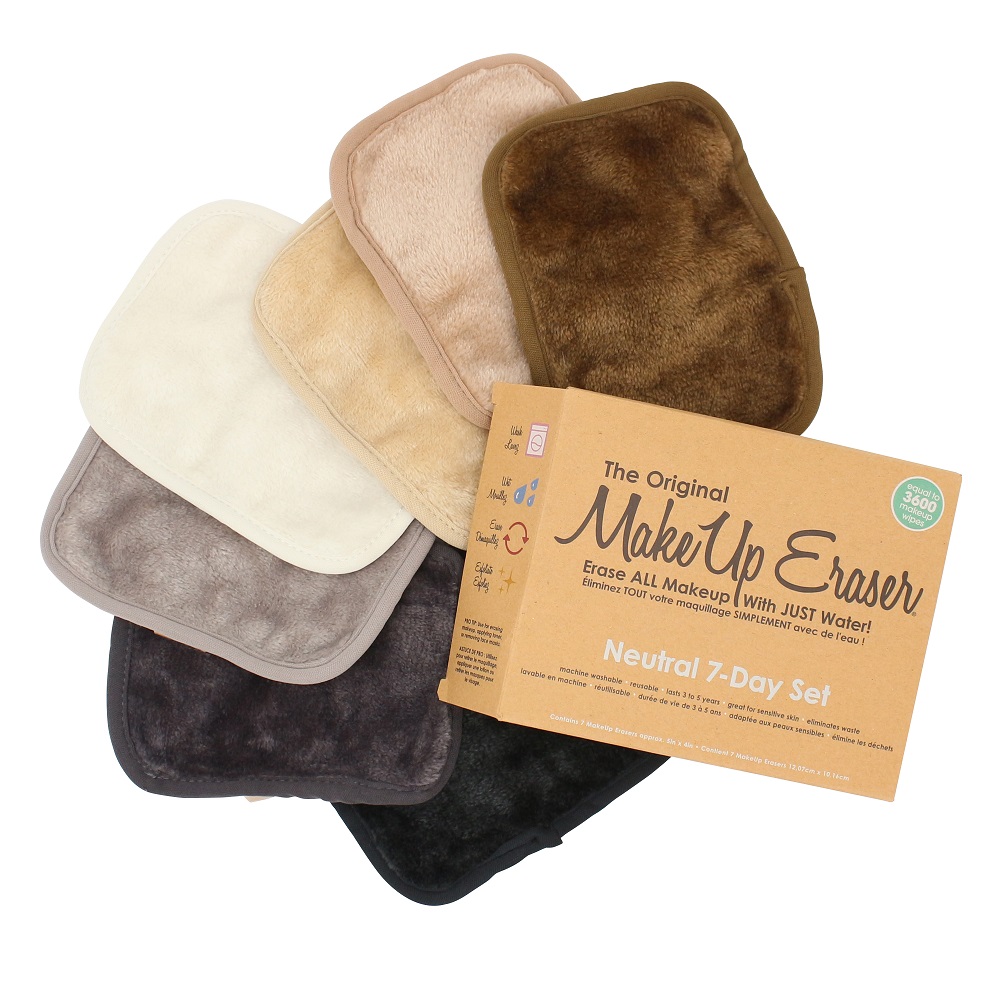 MakeUp Eraser Neutral 7 Day Set Strala Beauty