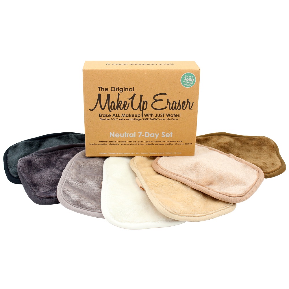 MakeUp Eraser Neutral 7 Day Set Strala Beauty