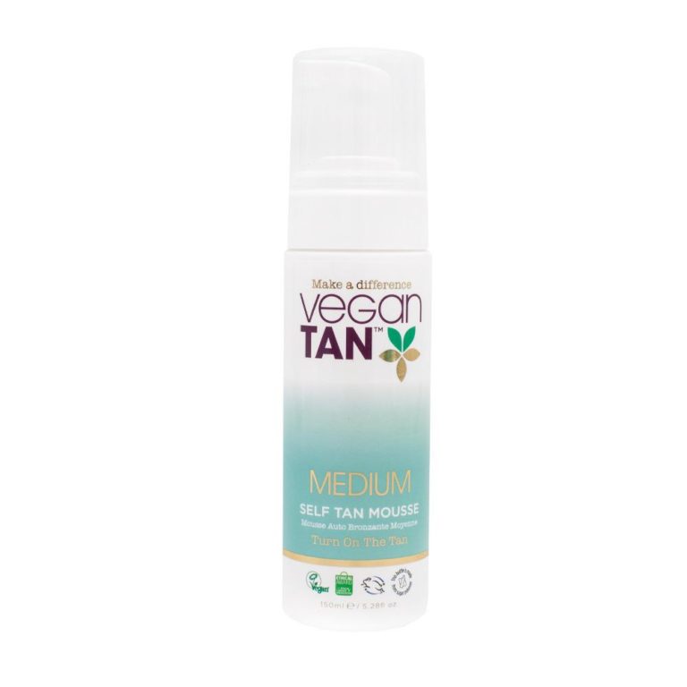 vegan tan self tan mousse medium