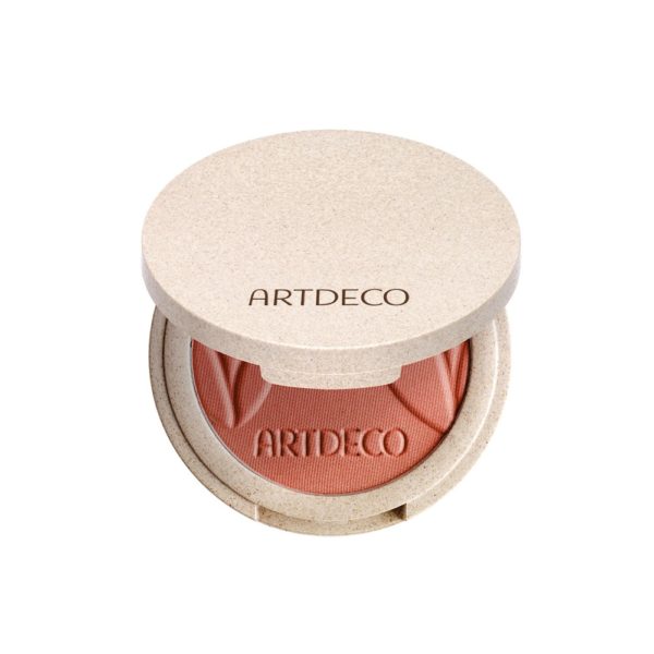 artdeco silky powder blush terracotta cheeks