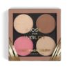 rosie for inglot afterglow skin palette champaign glow (closed)