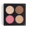 rosie for inglot afterglow skin palette champaign glow (open)