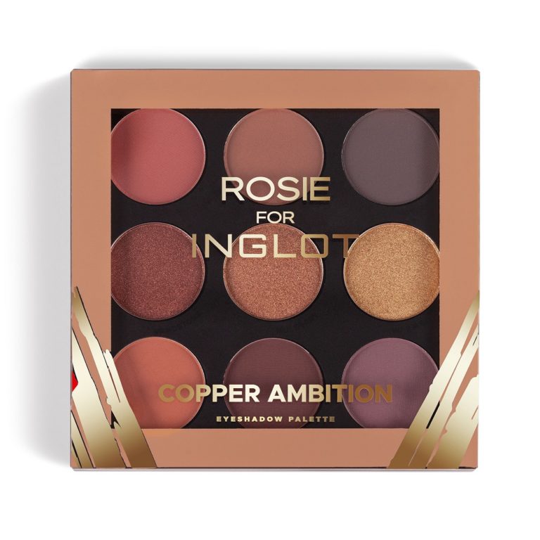 rosie for inglot eyeshadow palette copper ambition (closed)