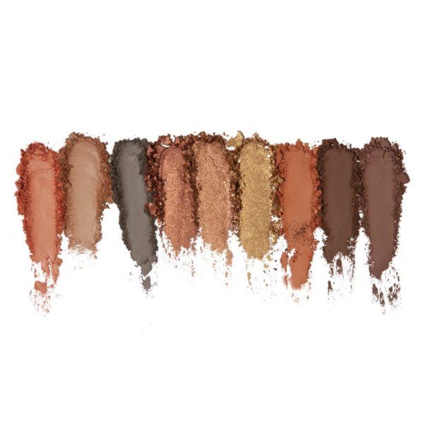 rosie for inglot eyeshadow palette copper ambition (swatch)