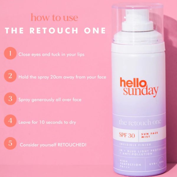 hello sunday the retouch one face mist (instructions)