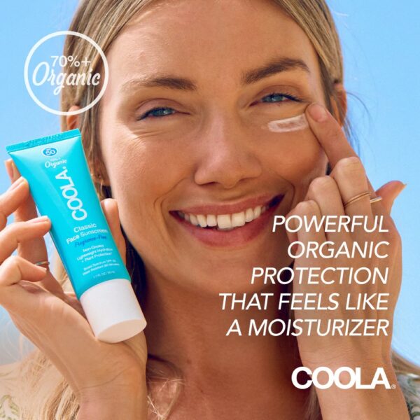 coola face lotion spf50 unscented 50ml (benefits)