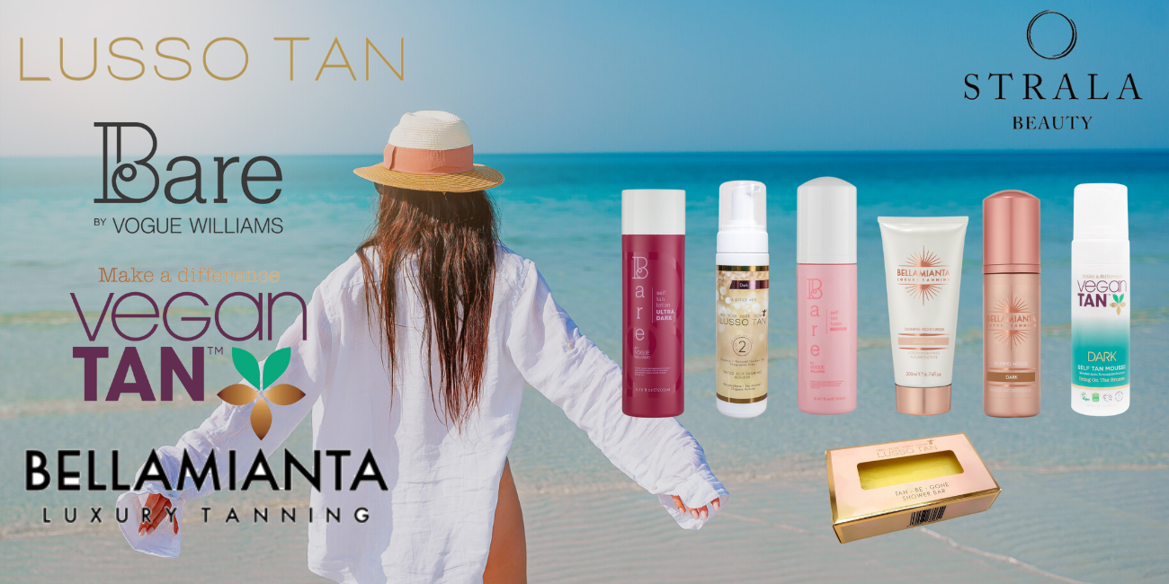 strala beauty tanning blog banner
