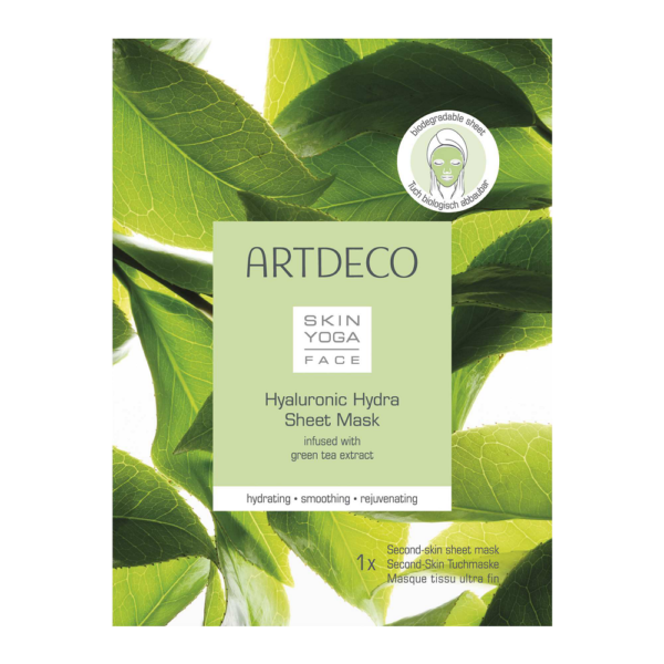 artdeco green tea hyaluronic sheet mask