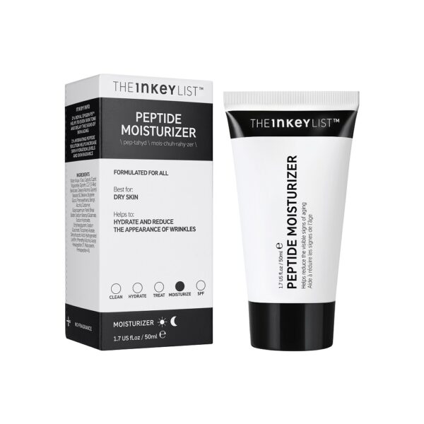 the inkey list peptide moisturiser (box)