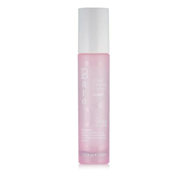 bare by vogue face tanning serum light