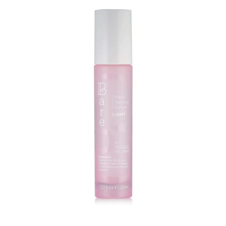 bare by vogue face tanning serum light