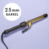 hot tools pro signature gold curling iron 25mm (barrel length)