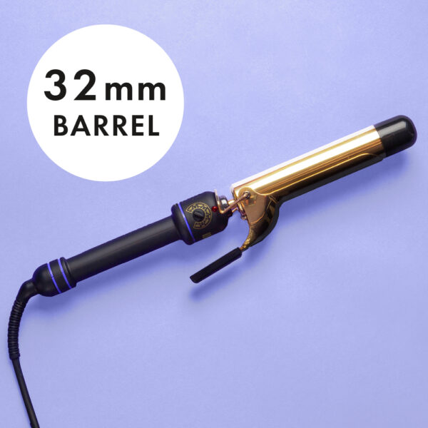 hot tools pro signature gold curling iron 32mm (barrel length)
