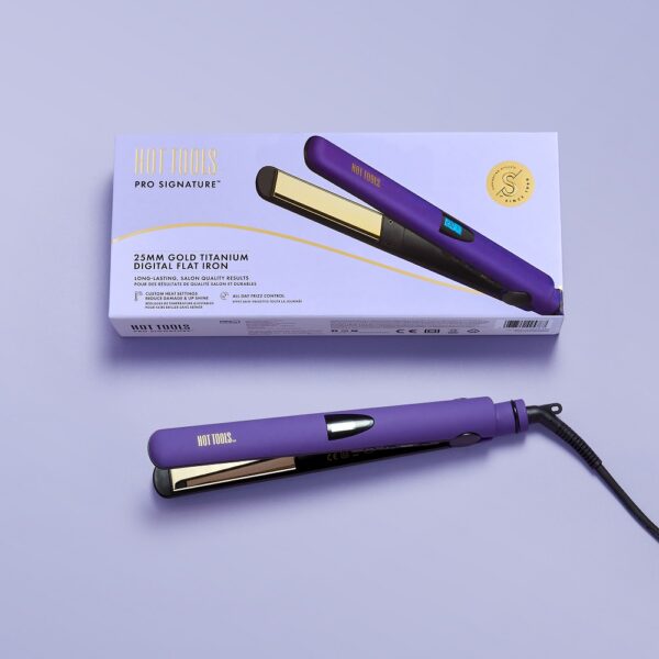 hot tools pro signature digital salon straightener 25mm (box open)