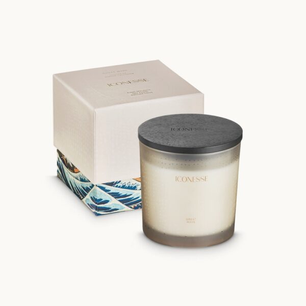 iconesse scented candle great wave (box)