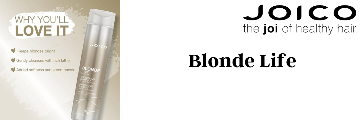 joico blonde life brand banner