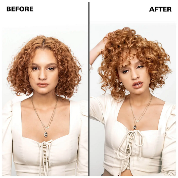 color wow dream coat for curly hair (before and after)