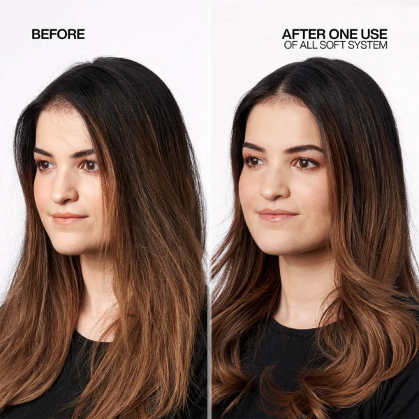 redken all soft shampoo 300ml (before and after)