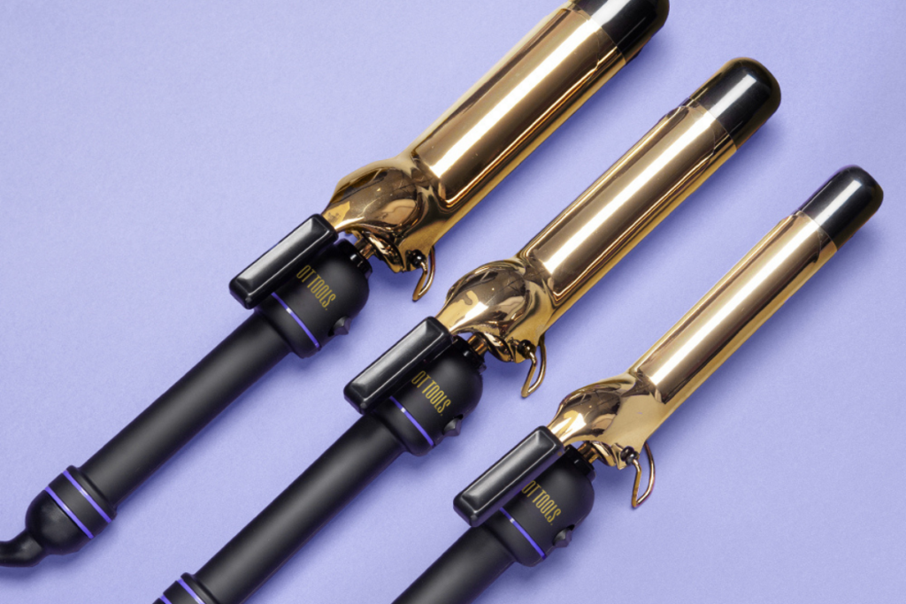 hot tools gold curling iron (group)