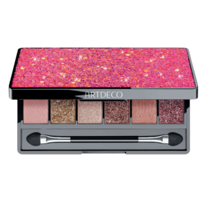 artdeco glittery eyeshadow palette rosy gemstones