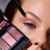 artdeco glittery eyeshadow palette rosy gemstones (model)