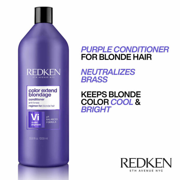 redken color extend blondage conditioner 1000ml (benefits)