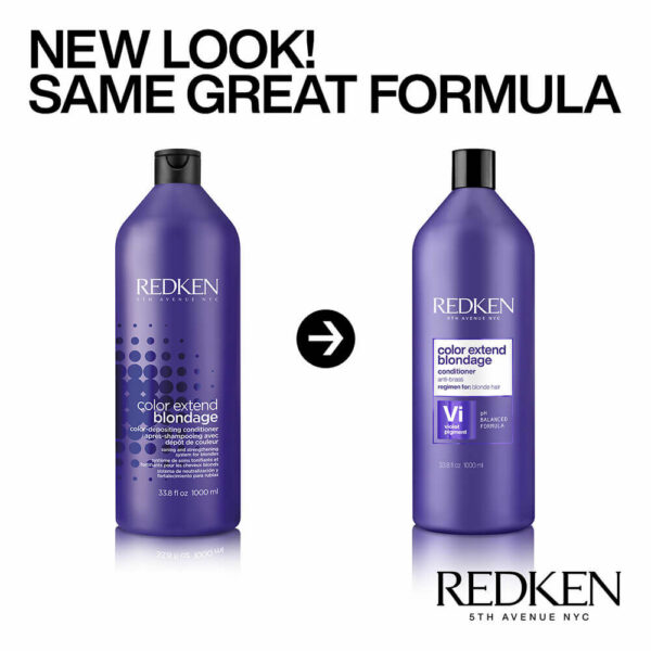 redken color extend blondage conditioner 1000ml (new bottle)