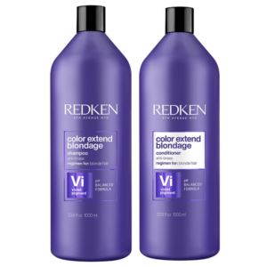 redken color extend blondage shampoo & conditioner 1000ml